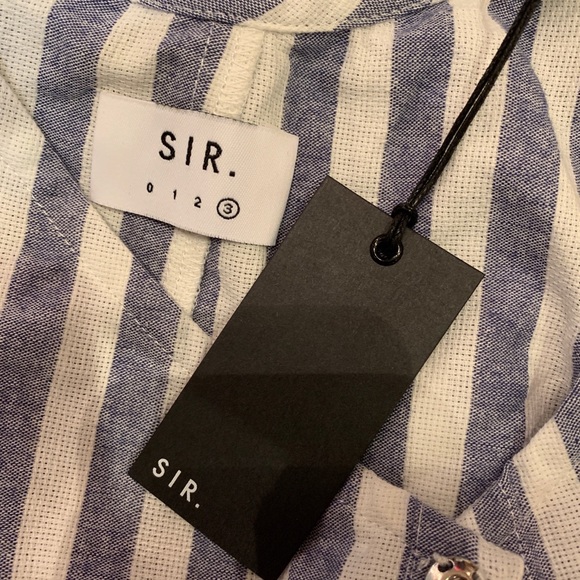 SIR the label Marlo stripe romper with ruffles - Picture 8 of 8